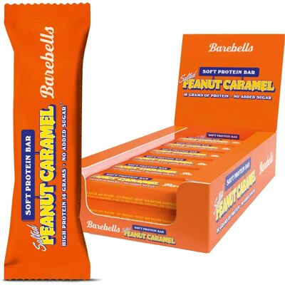 Barre de Protéines Cacahuète Salée Caramel de Barebells - 12x55g - Publicité Barre de Protéines Cacahuète Salée Caramel de Barebells - 12x55g - Publicité