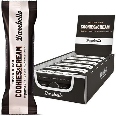 Barebells Barre Protéinée 12 x 55g Marron - Barre de Protéines - Publicité Barebells Barre Protéinée 12 x 55g Marron - Barre de Protéines - Publicité