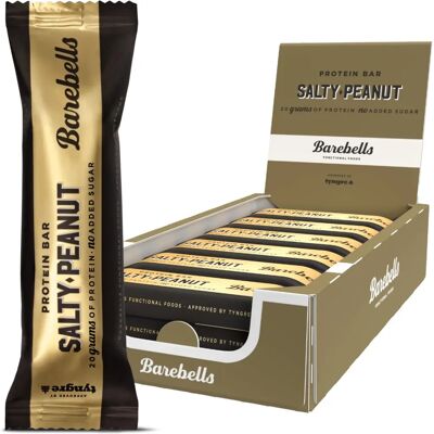 Barre de Protéines Barebells - Cacahuète Salée - 20g Protéines - 55g - Publicité Barre de Protéines Barebells - Cacahuète Salée - 20g Protéines - 55g - Publicité