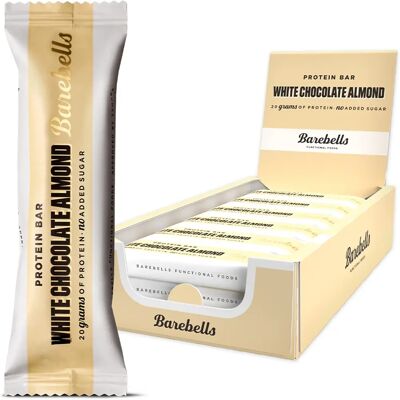 Barre protéinée White Chocolate Almond - Barebells - Publicité Barre protéinée White Chocolate Almond - Barebells - Publicité