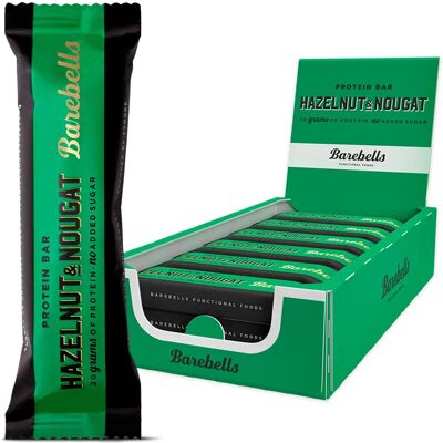 Barre Protéinée Barebells (12x55g) - Amande Noisette & Turrón - Barre de Protéines - Publicité Barre Protéinée Barebells (12x55g) - Amande Noisette & Turrón - Barre de Protéines - Publicité