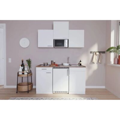 Set Cucina Respekta - 150cm Bianco con Elettrodomestici Set Cucina Respekta - 150cm Bianco con Elettrodomestici