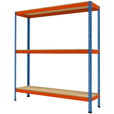 Kaiserkraft Estantería industrial - 3 estantes ajustables 1981mm Kaiserkraft Estantería industrial - 3 estantes ajustables 1981mm
