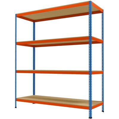 KaiserKraft Estantería Pesada - 2438mm, Azul RAL 5019 - Almacenamiento en acero KaiserKraft Estantería Pesada - 2438mm, Azul RAL 5019 - Almacenamiento en acero