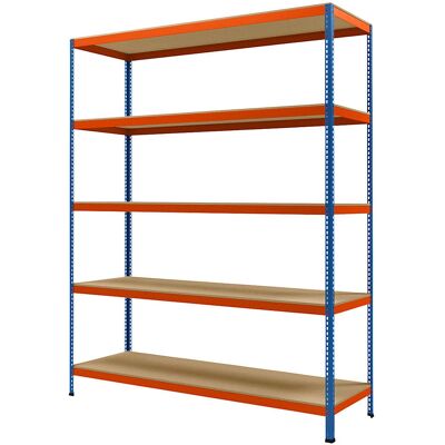 Estantería Kaiser Kraft para cargas pesadas - 3048mm, ajustable, 2450mm de ancho Estantería Kaiser Kraft para cargas pesadas - 3048mm, ajustable, 2450mm de ancho