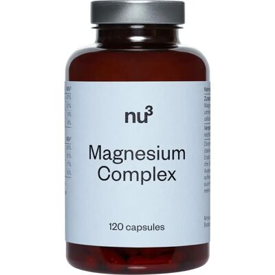 nu3 Complesso di Magnesio in Capsule - Supporta Energia e Nervi nu3 Complesso di Magnesio in Capsule - Supporta Energia e Nervi