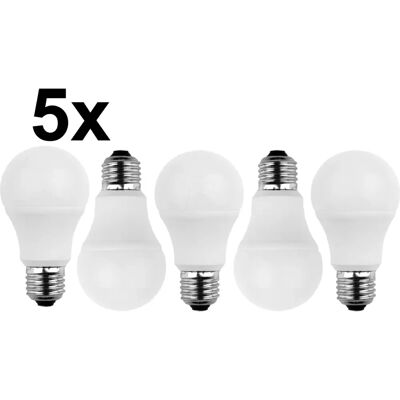 Blulaxa 49233 - 5x bombillas LED E27 8W 810lm Blanco cálido Blulaxa 49233 - 5x bombillas LED E27 8W 810lm Blanco cálido