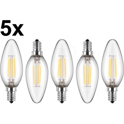 BLULAXA 49247 - LED Filamentlampe E14 4,5W 470 lm BLULAXA 49247 - LED Filamentlampe E14 4,5W 470 lm