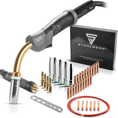 Stahlwerk AK25/MB25 Aluminium-Schweißbrenner & Verschleißteile-Set Stahlwerk AK25/MB25 Aluminium-Schweißbrenner & Verschleißteile-Set