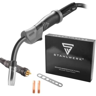 Torce di saldatura MIG MAG Stahlwerk AK15/MB15 - 5m, Attacco Euro Torce di saldatura MIG MAG Stahlwerk AK15/MB15 - 5m, Attacco Euro