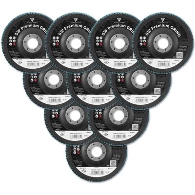 STAHLWERK P40 Schleifscheibe - 125mm 10er Set STAHLWERK P40 Schleifscheibe - 125mm 10er Set