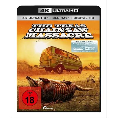 Alive AG The Texas Chainsaw Massacre - 3-Disc-Set (4K Ultra HD) Blu-ray Alive AG The Texas Chainsaw Massacre - 3-Disc-Set (4K Ultra HD) Blu-ray