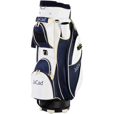 JuCad Weiß/Blau/Beige Golf Cart Bag - Unisex JuCad Weiß/Blau/Beige Golf Cart Bag - Unisex