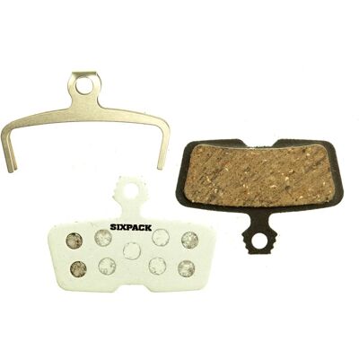 Plaquettes de frein semi-métalliques Sixpack Racing Avid Code R - Freins - Publicité Plaquettes de frein semi-métalliques Sixpack Racing Avid Code R - Freins - Publicité