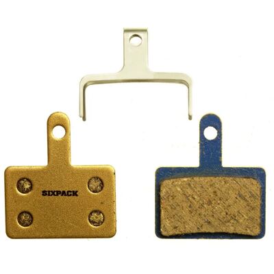 Pastiglie freno SIXPACK RACING Shimano Deore M525 - Semimetalliche Pastiglie freno SIXPACK RACING Shimano Deore M525 - Semimetalliche