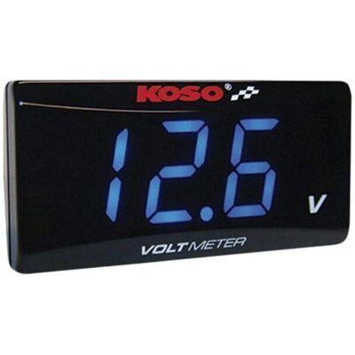 Indicateur de tension de batterie KOSO - Noir - 12V DC - Publicité Indicateur de tension de batterie KOSO - Noir - 12V DC - Publicité