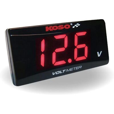 Voltmètre Numérique Fin Rouge - Voltmètre - Publicité Voltmètre Numérique Fin Rouge - Voltmètre - Publicité
