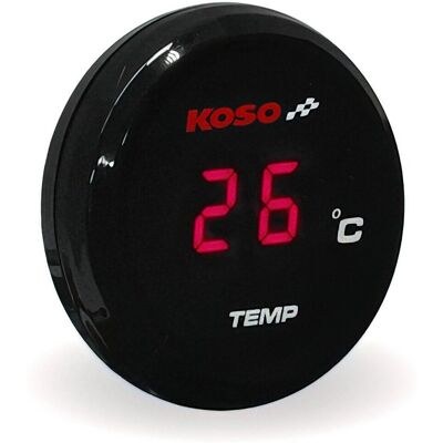 Medidor de temperatura de agua KOSO i-Gear - Rojo - 0-120°C Medidor de temperatura de agua KOSO i-Gear - Rojo - 0-120°C