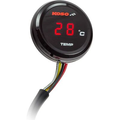 Thermomètre numérique Koso i-Gear rouge - 0-120°C - Publicité Thermomètre numérique Koso i-Gear rouge - 0-120°C - Publicité