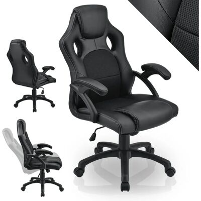 Juskys Montreal Ergonomischer Gaming-Bürostuhl - Schwarz Juskys Montreal Ergonomischer Gaming-Bürostuhl - Schwarz