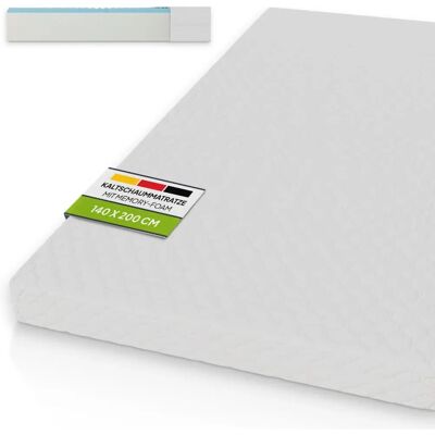 Juskys - Kaltschaummatratze 140x200 cm - 16 - H3 - Mattress Juskys - Kaltschaummatratze 140x200 cm - 16 - H3 - Mattress