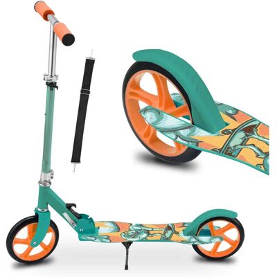 Artsport Scooter Cityroller Soccer Big Wheel 205mm Räder Klappbar - Scooter - Publicité Artsport Scooter Cityroller Soccer Big Wheel 205mm Räder Klappbar - Scooter - Publicité