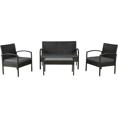 Juskys Trinidad Gartenmöbel Set - Sofa, Stühle & Tisch Juskys Trinidad Gartenmöbel Set - Sofa, Stühle & Tisch