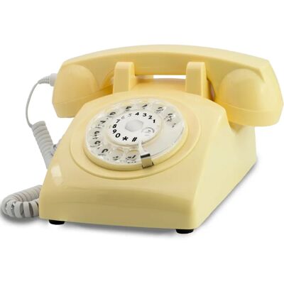 Opis T60cab - Téléphone à disque - Style vintage - Publicité Opis T60cab - Téléphone à disque - Style vintage - Publicité