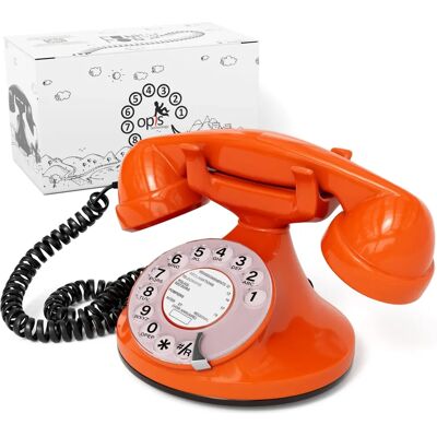 Téléphone Rétro Opis Technology - Disque classique et électronique moderne - Publicité Téléphone Rétro Opis Technology - Disque classique et électronique moderne - Publicité