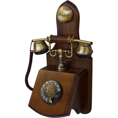 OPIS TECHNOLOGY Téléphone Vintage en Bois 1921 - Téléphone Rétro - Publicité OPIS TECHNOLOGY Téléphone Vintage en Bois 1921 - Téléphone Rétro - Publicité