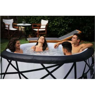 PureHaven Aufblasbarer Whirlpool - 6 Personen Selbstreinigend PureHaven Aufblasbarer Whirlpool - 6 Personen Selbstreinigend