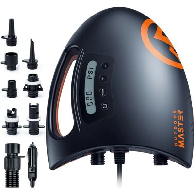 OutdoorMaster The Shark Elektrische Luftpumpe SUP Pumpe Hochdruck - 20PSI OutdoorMaster The Shark Elektrische Luftpumpe SUP Pumpe Hochdruck - 20PSI
