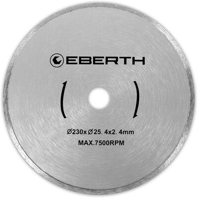 EBERTH - TC3-D230 - Ø230mm - Taglio bagnato - Disco diamantato EBERTH - TC3-D230 - Ø230mm - Taglio bagnato - Disco diamantato
