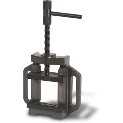 EBERTH Morsa per trapano - 100mm, 89mm di serraggio, Grigia e acciaio EBERTH Morsa per trapano - 100mm, 89mm di serraggio, Grigia e acciaio
