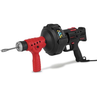 Eberth - Limpiador de Tuberías - Potente 560 rpm, Espiral de 7,6m Eberth - Limpiador de Tuberías - Potente 560 rpm, Espiral de 7,6m