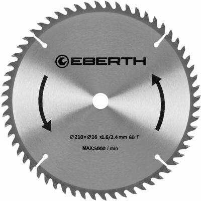 EBERTH - LS2-210X60T - 210 mm - 60T - Circular Saw Blade EBERTH - LS2-210X60T - 210 mm - 60T - Circular Saw Blade