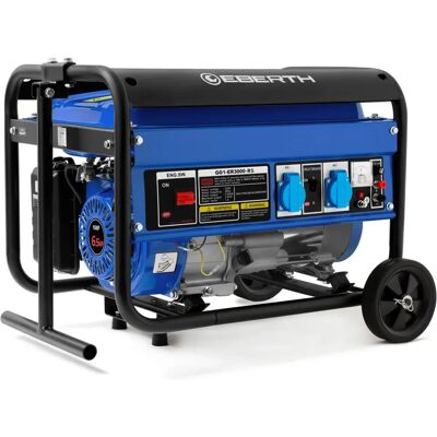 Eberth 3000 W Générateur - Générateur portable à essence avec AVR - Publicité Eberth 3000 W Générateur - Générateur portable à essence avec AVR - Publicité