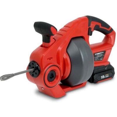 EBERTH - PT1-R760EQ - Batteria 18V - Spirale 7,6 m - Sgorgatore EBERTH - PT1-R760EQ - Batteria 18V - Spirale 7,6 m - Sgorgatore
