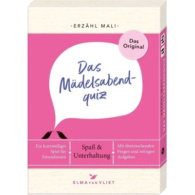 Elma van Vliet - Mädelsabendquiz - Spiel für Freundinnen Elma van Vliet - Mädelsabendquiz - Spiel für Freundinnen