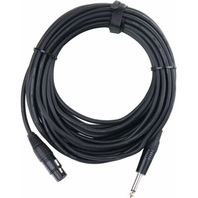 Pronomic XFJ-10 XLR-kabel - Mikrofon, 10m, Svart Pronomic XFJ-10 XLR-kabel - Mikrofon, 10m, Svart