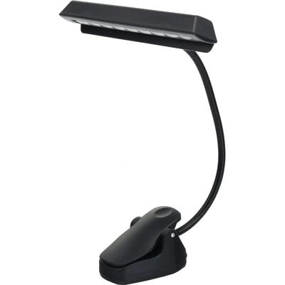 Showlite LED-Lampe - Flexibler Gänsehalshals, 9 LEDs, Schwarz - LED-Lampe Showlite LED-Lampe - Flexibler Gänsehalshals, 9 LEDs, Schwarz - LED-Lampe
