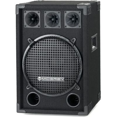 Mcgrey - 12Inch Subwoofer - Châssis bois - 600W - Speaker - Publicité Mcgrey - 12Inch Subwoofer - Châssis bois - 600W - Speaker - Publicité