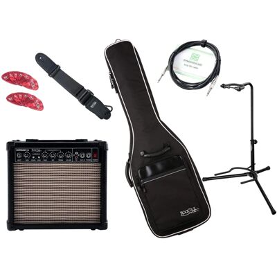Rocktile - 15W Starter Pack - Housse incluse - Plectres - Publicité Rocktile - 15W Starter Pack - Housse incluse - Plectres - Publicité