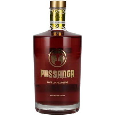 Pussanga World Premium Liqueur - 38% Vol., 0,5l - Publicité Pussanga World Premium Liqueur - 38% Vol., 0,5l - Publicité