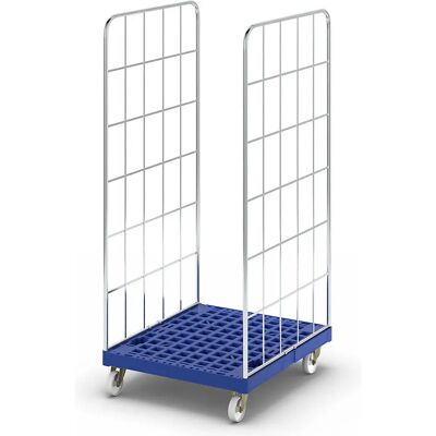 Contenitore mobile con piano di carico in plastica - Sicurezza del carico Contenitore mobile con piano di carico in plastica - Sicurezza del carico