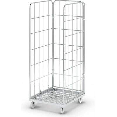Contenedor móvil de acero Kaiserkraft - 3 lados - 1830 mm - 33,3 kg Contenedor móvil de acero Kaiserkraft - 3 lados - 1830 mm - 33,3 kg