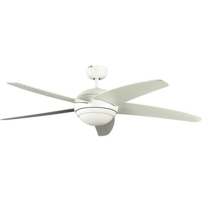 PEPEO Melton White Ceiling Fan - 132cm, 3-Speed, Light, Reversible Blades PEPEO Melton White Ceiling Fan - 132cm, 3-Speed, Light, Reversible Blades