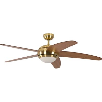 Pepeo Melton Messing Honing Esdoorn Plafondventilator - Ventilator Pepeo Melton Messing Honing Esdoorn Plafondventilator - Ventilator