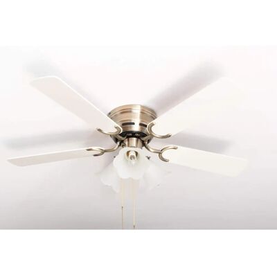Pepeo Kisa Deluxe Blanc / Érable avec Lumières - Ventilateur de plafond - Publicité Pepeo Kisa Deluxe Blanc / Érable avec Lumières - Ventilateur de plafond - Publicité