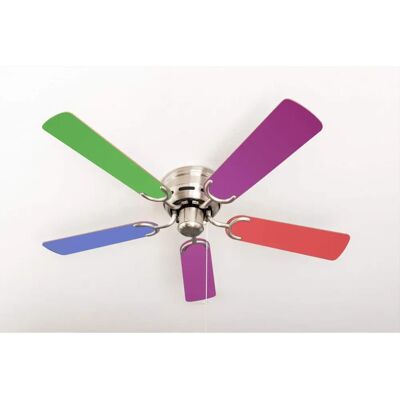 Pepeo Kisa Multicolor plafondventilator - 105cm Pepeo Kisa Multicolor plafondventilator - 105cm